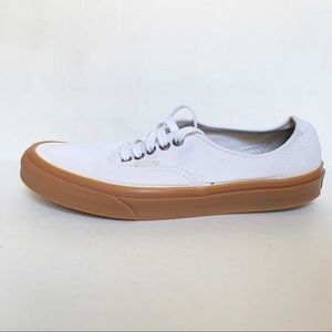 Low top vans sneakers gum sole